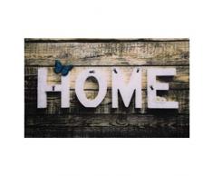 Valia Home Fußmatte - 3 Designs - Schmutzfangmatte Türmatte für Innen und Aussen - Fussmatte - Sauberlaufmatte rutschfest - Fußabtreter Haustür - Home Design 40 x 60 cm (Home 1)