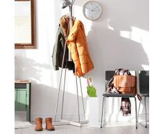 Relaxdays Regenschirmständer XL, rechteckiger Schirmständer f. Regenschirme & Gehstöcke, Stahl, 48 x 40 x 15 cm, weiß