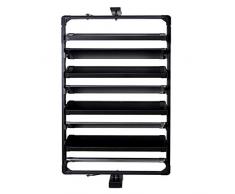 Schuhschränke8 Tiers 360 ° Drehbar Schuh Rack-System, Teleskopschuhregal, Verstellbare Schuhablage Karussell Für Entryway Flur Und Badezimmer, Speichern Sie Bis Zu 24-32 Paare Schuhe,Schwarz
