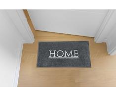 Schmutzfangmatte HOME Emotion XS Home in 3 Farben 80 x 40 cm Türmatte Fußmatte (Grau)