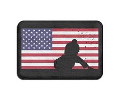 Not Applicable Fußmatten,Jiu Jitsu Usa Flagge Willkommen Fußmatte Unübertroffene Schuhtreppe Eingangsteppich