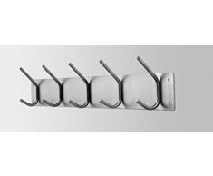 SPINDER Fusion Wandgarderobe FUSION5 mit Haken Edelstahl GW705-62