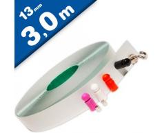 Metallband Wandleiste Ferroleiste weiß selbstklebend - 13mm x 3m - Magnethaftleiste, Magnetband, Magnetleisten, Stahlband, Ferroband, Eisenband