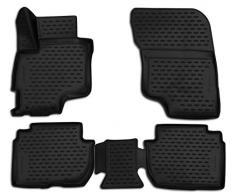 Element EXP.NLC.3D.35.45.210 Passgenaue Premium Antirutsch Gummi Fußmatten - Mitsubishi Outlander PHEV - Jahr: 14-20, schwarz