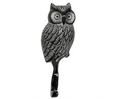 Hab & Gut (DH006) Garderobenhaken Eule, aus Gusseisen