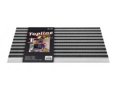 HT F & S Premium Fußmatte Topline 50x80 cm Farbe: Anthrazit Made in Europe