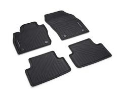 Volkswagen 2GM06150082V Premium Gummi Fußmatten Gummimatten Allwettermatten schwarz, mit T-Cross Schriftzug