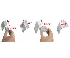 Wenko 4368270100 Türgarderobe Asola 3er Edelstahl matt