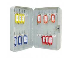 Wedo Schlüsselschrank 24 Haken lichtgrau