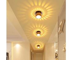 Deckenleuchte LED Wandleuchte Wandlampe Dimmbar Innen Wandlicht Flurlampe Spirale Effekt für Flur Schlafzimmer Balkon Wohnzimmer Badezimmer Treppen Korridor Lampe Deckenstrahler