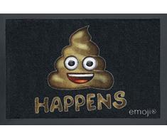 Rockbites Design 1012510510 Fußmatte, Polyamid, Schwarz, 40 x 60 cm