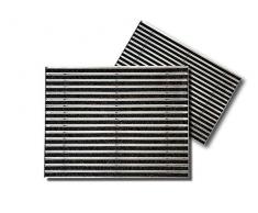 SWmat Fußabtreter für innen und außen | hochwertiges Aluminium | Fußmatte mit hoher Reinigungswirkung | 40 x 60 cm| Sauberlaufmatte | Eingangsmatte mit Alu Einbaurahmen | Türmatte Einbau |Anthrazit