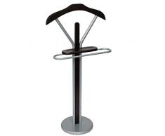 bremermann Kleiderbutler, Herrendiener, stummer Diener, Garderobe, Bügel in braun (Silbergrau)