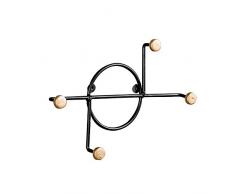 Garderobe Hauptschlüssel Handtasche Kleidung Lagerack Multifunktionale Retro Schmiedeeisen Haken (Farbe : B, größe : 20 * 29cm)