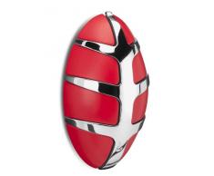 BUG Garderobe Klappgarderobe rot 7Haken Chrom