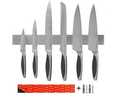 Edelstahl Messerhalter magnetisch/ Magnetleiste Coninx zur Wandmontage | 40 cm | Für eine organisierte und aufgeräumte Küche | Messer Magnetleiste/ Messerleiste