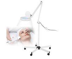 8-fache Lupenlampe, Standleuchte, für Hautpflege, Beauty-Maniküre, Tattoo, Lippen, für Zuhause und Schönheitssalon, lange Zeit, sorgfältige Beobachtung