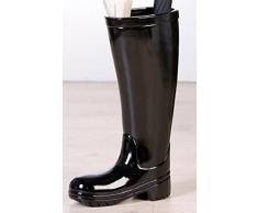 Casablanca Dekorativer Stiefel als Schirmständer schwarz Gummistiefel Blickfang Eyecatcher Schirmhalter
