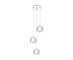 EGLO CONESSA Hängeleuchte 3-flammig, Stahl, 3.3 W, chrom