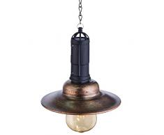 LED Solar Decken Pendel Lampe Landhaus Stil Terrassen Garten Außen Hänge Leuchte Globo 33255