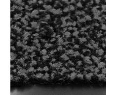 casa pura® Premium Fußmatte | Sauberlaufmatte für Eingangsbereiche | Fußabtreter mit Testnote 1,7 | Schmutzfangmatte in 8 Größen als Türvorleger innen und außen | anthrazit - grau | 90x120cm