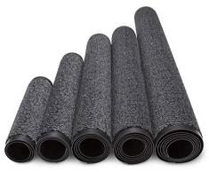 Jan Max Schmutzfangmatte - 5 Größen - Fußmatte für Innen und Außen - Sauberlaufmatte in dunkel grau anthrazit schwarz 90 x 150 cm