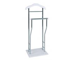 Haku Möbel Herrendiener - Stahlrohr verchromt mit Kleiderbügel Höhe 110 cm