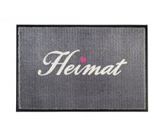 Gift Company Fußmatte/Schmutzfangmatte waschbar, Heimat, grau