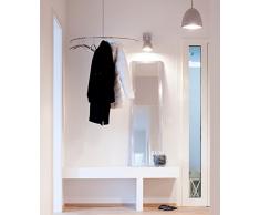 PHOS Edelstahlgarderobe G400 HD mit Deckenabhängung