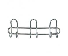 Axentia 291272 Garderobenleiste verchromt 39 cm 6 Haken