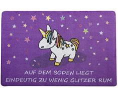 Rockbites Design 1012512210 Fußmatte, Polyamid, Schwarz, 40 x 60 cm