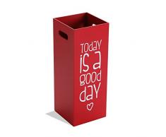 MIMMA Versa - Roter Schirmständer Fluor