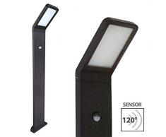 LED Standleuchte 80cm mit Bewegungsmelder Außenleuchte Außenlampe Wandleuchte Edelstahl Wegeleuchte 337 Standlampe
