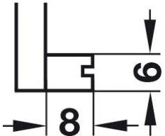 Gedotec Bartschlüssel Deko Ersatz-Schlüssel Schrank Buntbartschlüssel für Möbel-Schloss & Schubladen - H2148 | 40 mm | Zinkdruckguss vernickelt matt | 1 Stück - Möbelschlüssel Messing Antik