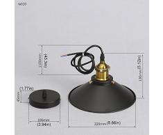 Vintage Retro Edison Loft Pendelleuchte Lampenschirm Retro Industrielle Deckenleuchte Lampenschirm Lackiertem Eisen Regenschirm Lampenschirm Land Art Lampe