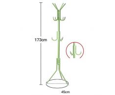 LYQQQQ Garderobe Standgarderobe Aus Schmiedeeisen, Freistehender Garderobenständer Aus Schmiedeeisen (Color : B)