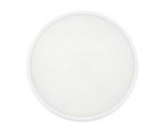 HUBER LED HML 16 HF LED Leuchte mit Bewegungsmelder 360°, weiß, 16 W, 1500 lm, IP54 für den Innen- und Außenbereich, Radar-Technik, geeignet als Flurlampe, Deckenleuchte, Gargenleuchte, Kellerleuchte