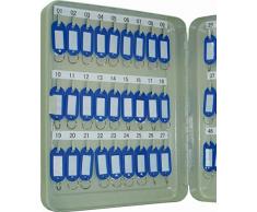 Q-Connect KF04273 Schlüsselschrank - 54 Haken, Zylinderschloss