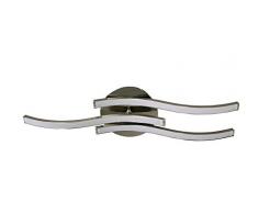 Trango 3-flammig LED Deckenleuchte, Badleuchte, Wandleuchte TG3155 incl. 3x 5 Watt LED Modul Leuchtmittel 3000K warmweiß direkt 230V Deckenstrahler, Strahler, Flurleuchte