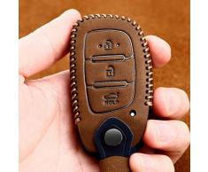 WZJFZPL Car Key Case Schutz, für Hyundai ix20 I30 IX35 I40 Ix25 Tucson Verna Sonata Auto Schlüsselanhänger | Schlüsselkasten für Auto