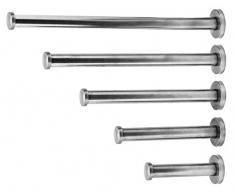 Edelstahl Kleiderstange Wäschestange Garderobenhaken Garderobenständer Haken (Länge: 200mm)