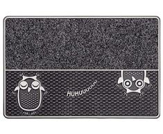 CarFashion 322360B Pur|DualClean, Fussmatte, Türmatte, Fußabtreter, Schmutzfangmatte, Sauberlaufmatte, Eingangsmatte für Innen und Aussen, Anthrazit-Metallic Oberfläche, Größe ca. 59 x 39 cm