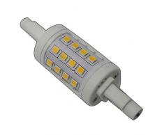 R7s LED Strahler 78mm 6 Watt warmweiß dimmbar 32x SMDs Leuchtmittel Lampe Halogen Stab j78 Fluter Standleuchte Brenner Scheinwerfer