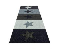 HOMEFACTO:RI Küchenläufer Küchenteppich Teppichläufer Brücke Sterne Stars | waschbar, Größe:ca. 45 x 145 cm, Designs:Sterne | bunt