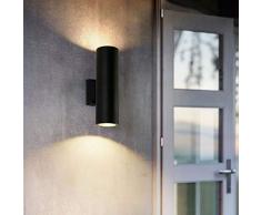 ZSAIMD Einfache nordische Art LED Wandleuchte IP65 wasserdichte Außenwandleuchten Schlafzimmer Wandleuchte Nachttischlampe Gang Treppenhausleuchte Außenwandleuchte Wand Gartenleuchte [Energieklasse A