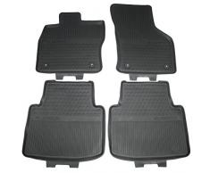 Skoda 3V1061551 3V0061551 Gummi Fußmatten 4x Premium Gummimatten Original Allwettermatten schwarz mit Schriftzug