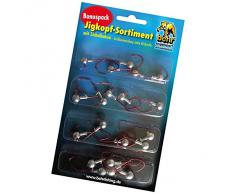 Jigkopf Sortiment Jigköpfe Set Jighaken Gummifisch Zander Hecht Haken Jigheads Jigs Jig Haken (Set 4)
