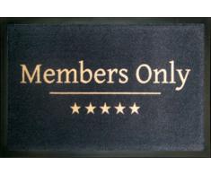 Rockbites Design 1012501310 Fußmatte, Polyamid, Schwarz, 40 x 60 cm, 1 Einheiten