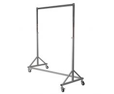 Profi Industrie Kleiderstange sehr stabiler Kleiderständer auf Rollen höhenverstellbar bis 185cm maximal 150kg belastbar!