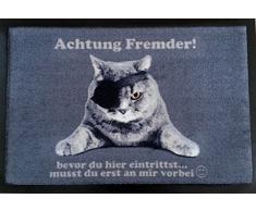 Türmatte Fußmatte Piraten- Katze Fußabtreter Tür Vorleger Cats Cat Fußabtreter rutschfest